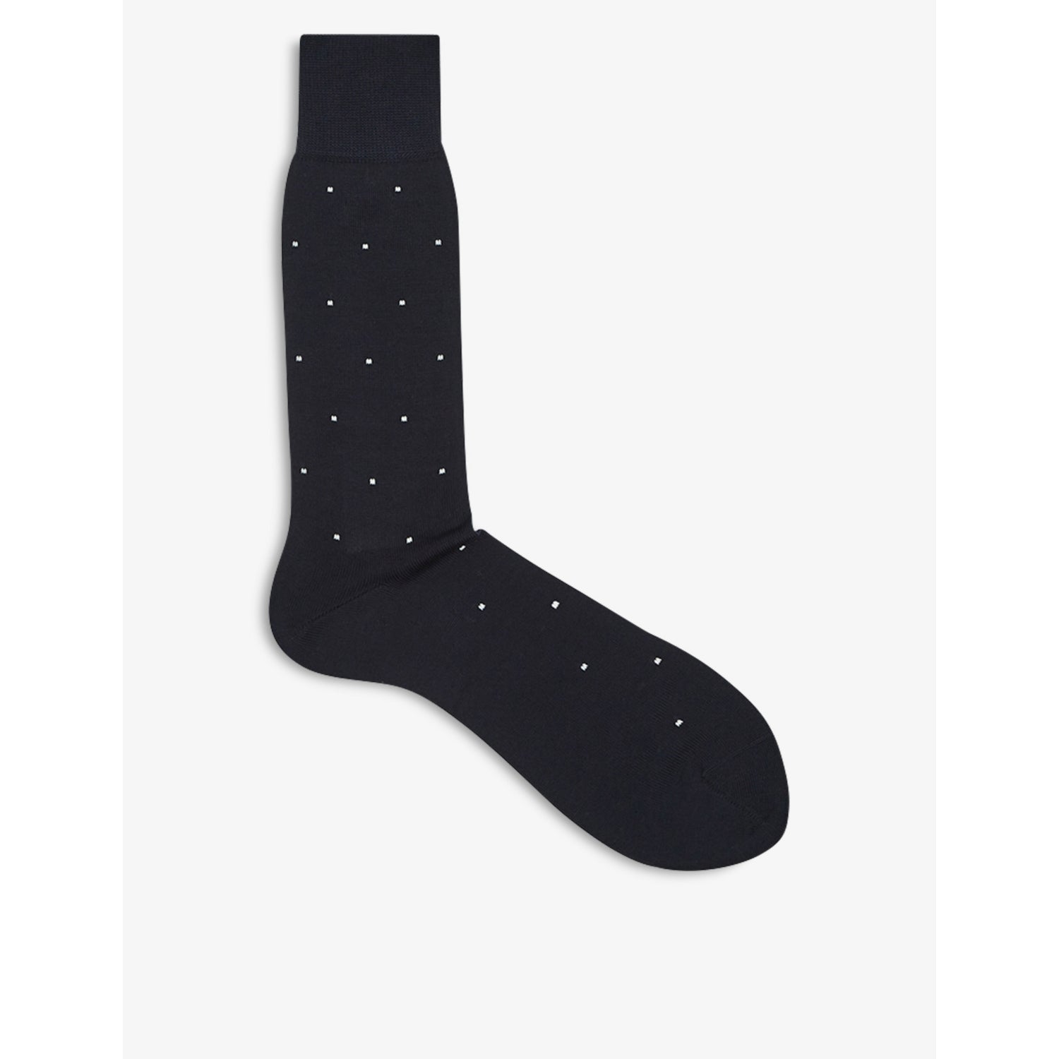 Mario spot-print cotton socks - AIRFORCE BLUE - EUR 42 / 8 UK MEN