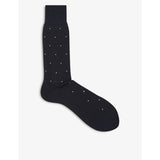 Mario spot-print cotton socks - AIRFORCE BLUE - EUR 42 / 8 UK MEN