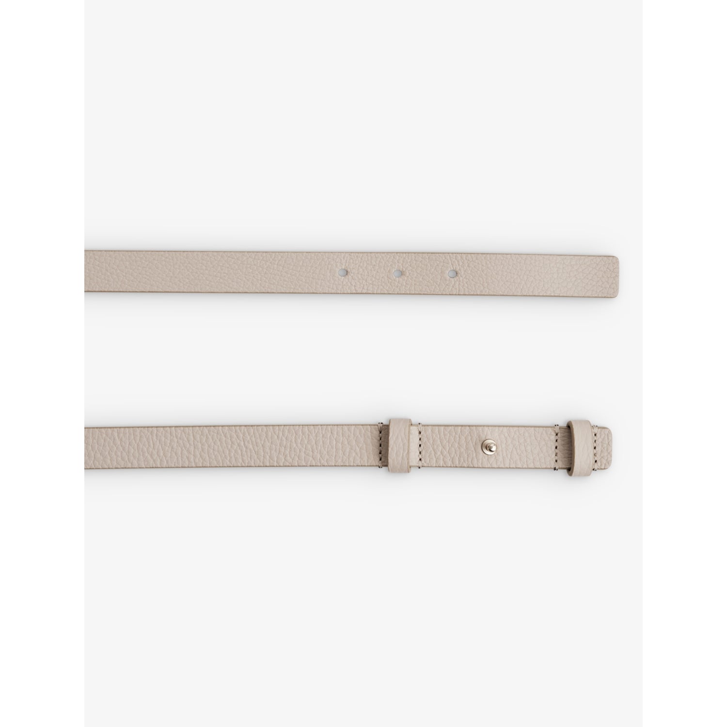 Reiss Hayley leather belt with gold-toned fastening, UK version