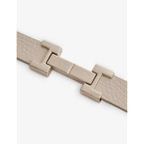 Reiss Hayley leather belt with gold-toned fastening, UK version