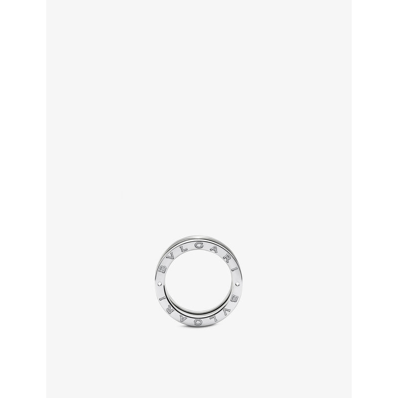 Bvlgari B.zero1 18ct white gold three-band ring, UK version