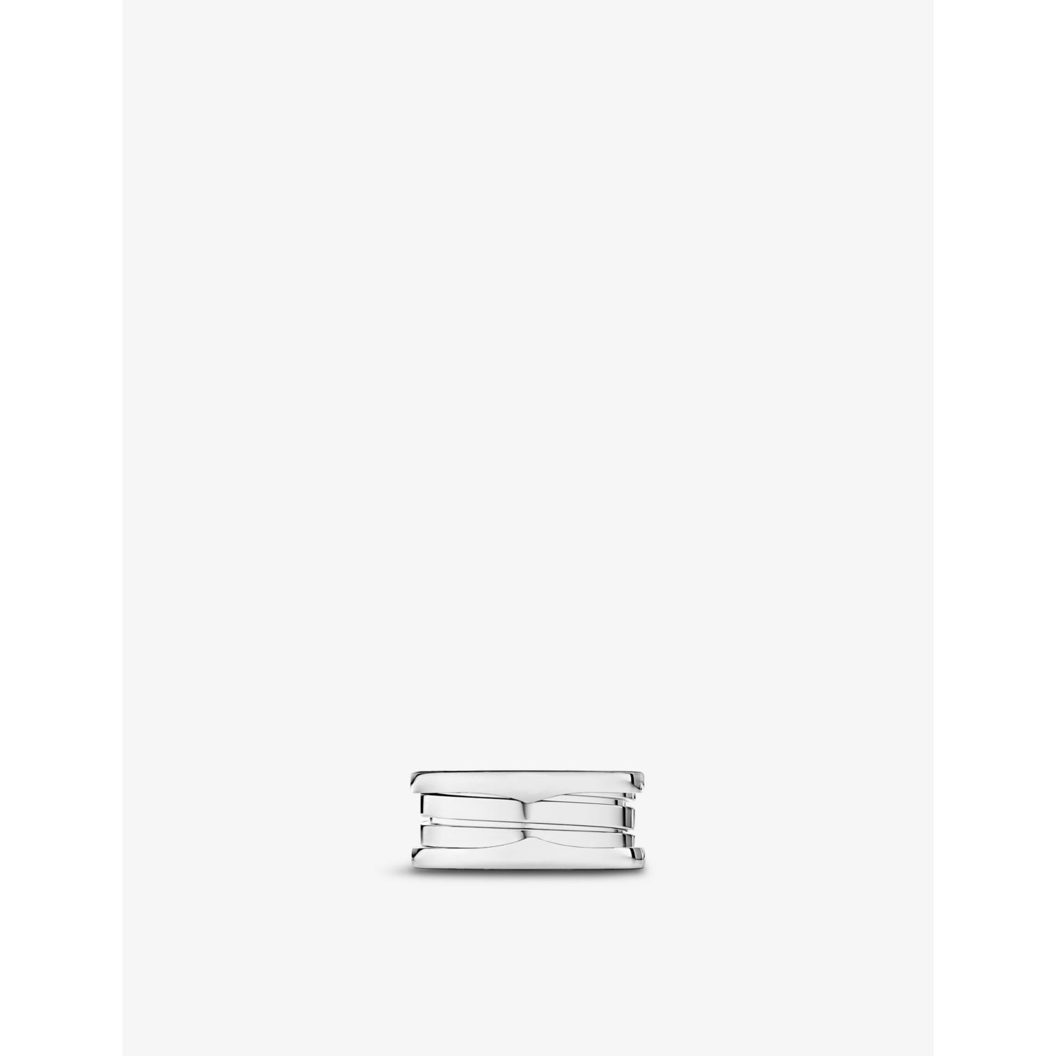 Bvlgari B.zero1 18ct white gold three-band ring, UK version