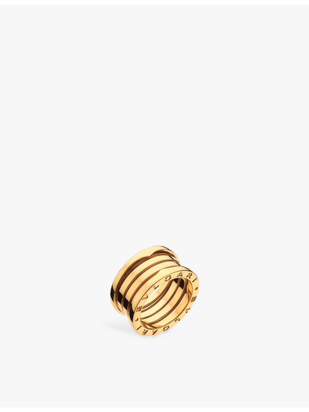 Bvlgari B.zero1 four-band ring 18ct yellow-gold, imported from the UK