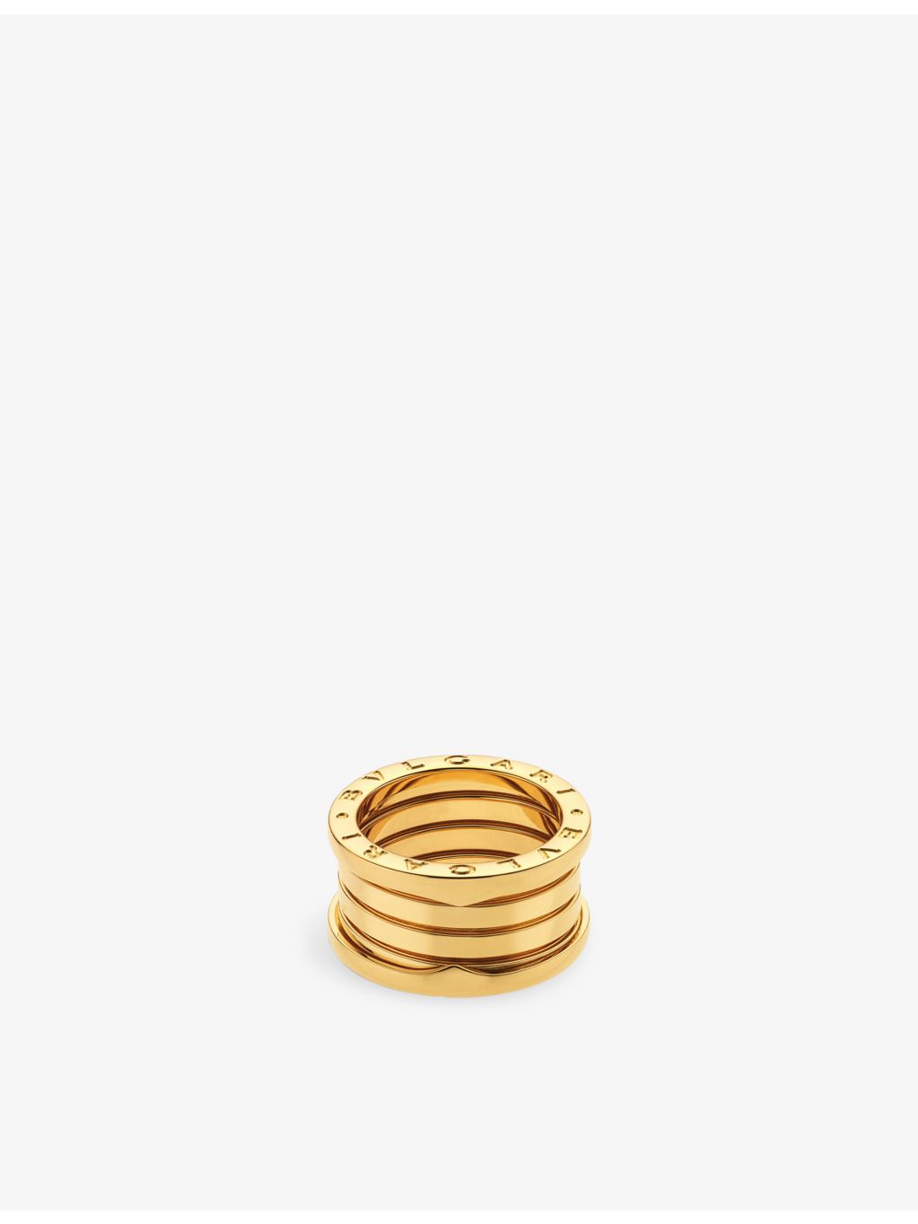 Bvlgari B.zero1 four-band ring 18ct yellow-gold, imported from the UK
