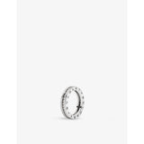 B.zero1 one-band 18ct white-gold and 0.84ct round-cut diamond ring - 54mm