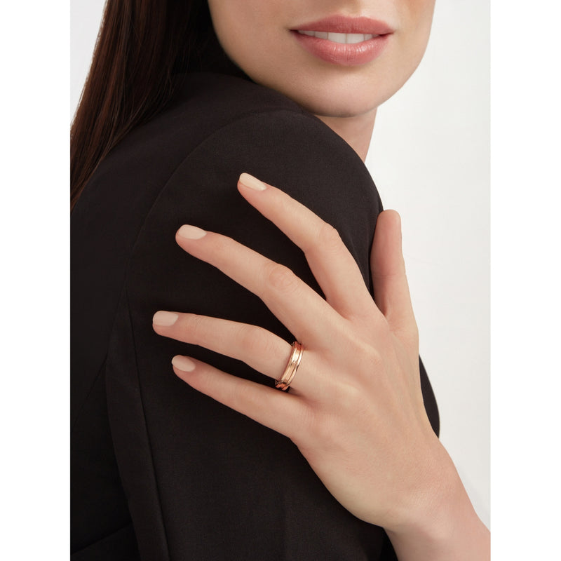 Bvlgari B.zero1 18ct rose gold ring (British brand)