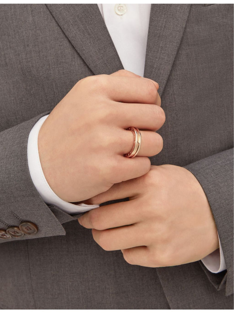 Bvlgari B.zero1 18ct rose gold ring (British brand)