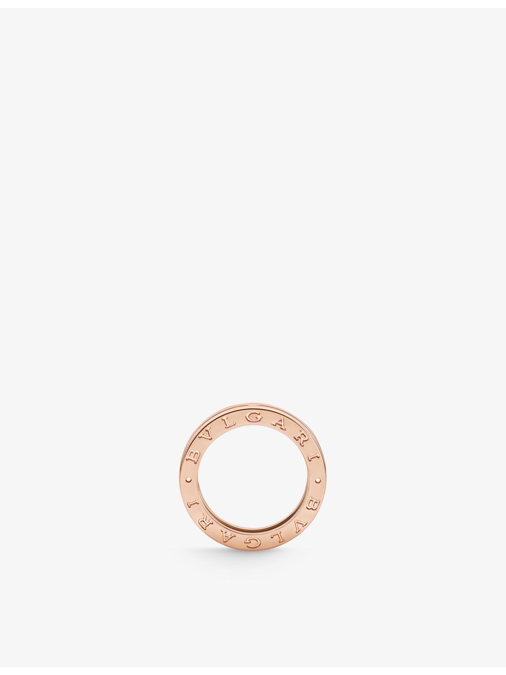 Bvlgari B.zero1 18ct rose gold ring (British brand)