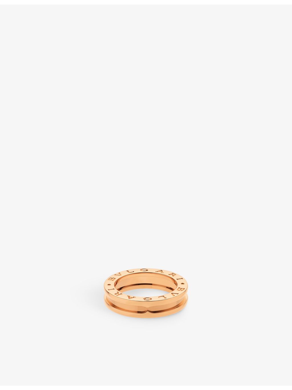 Bvlgari B.zero1 18ct rose gold ring (British brand)