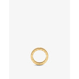 Bvlgari 18ct yellow gold one-band ring 4.6cm width, imported from the UK