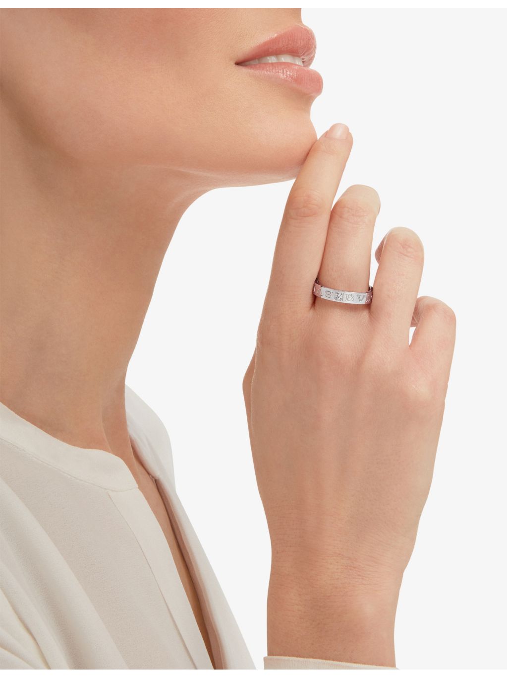 Bvlgari B.zero1 18ct white gold ring (British brand)