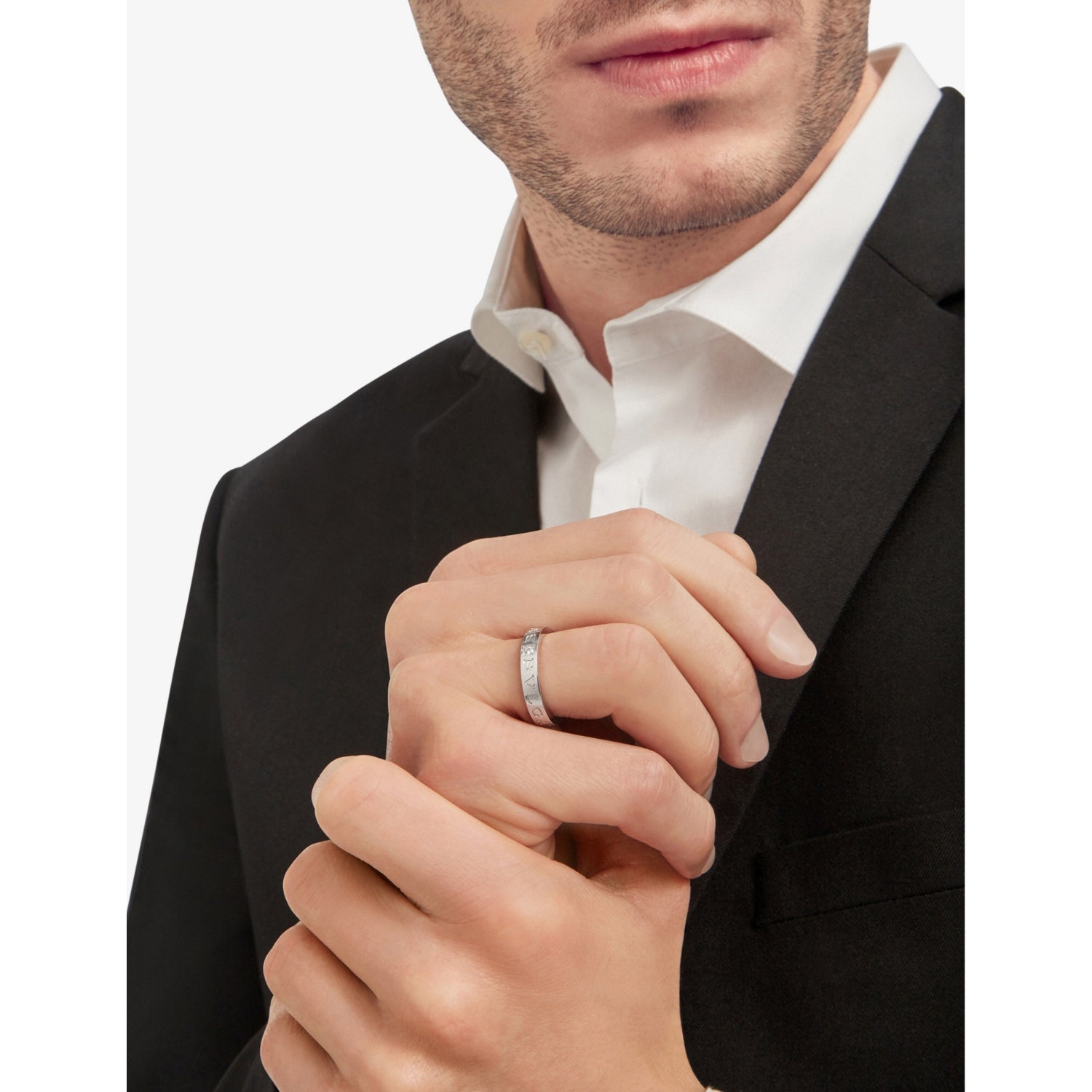 Bvlgari B.zero1 18ct white gold ring (British brand)
