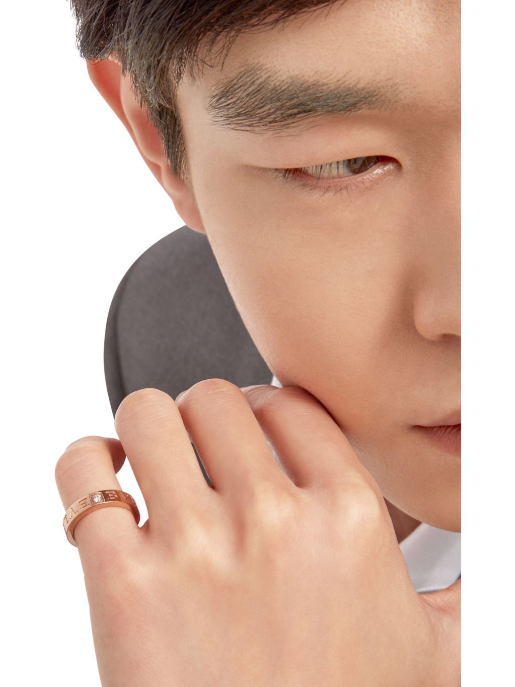 Bvlgari B.zero1 18ct rose gold ring (British brand)