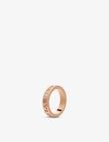 Bvlgari B.zero1 18ct Rose-Gold and 0.04ct Diamond Ring
