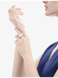 Bvlgari B.zero1 four-band rose-gold ceramic ring, UK version