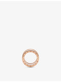 Bvlgari B.zero1 four-band rose-gold ceramic ring, UK version