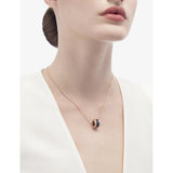 Bvlgari B.zero1 rose gold ceramic pendant necklace 54cm-60cm - British product