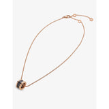 Bvlgari B.zero1 rose gold ceramic pendant necklace 54cm-60cm - British product