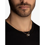 Bvlgari B.zero1 rose gold ceramic pendant necklace 54cm-60cm - British product