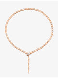 Bulgari Serpenti rose-gold diamond necklace 4.5ct, UK version