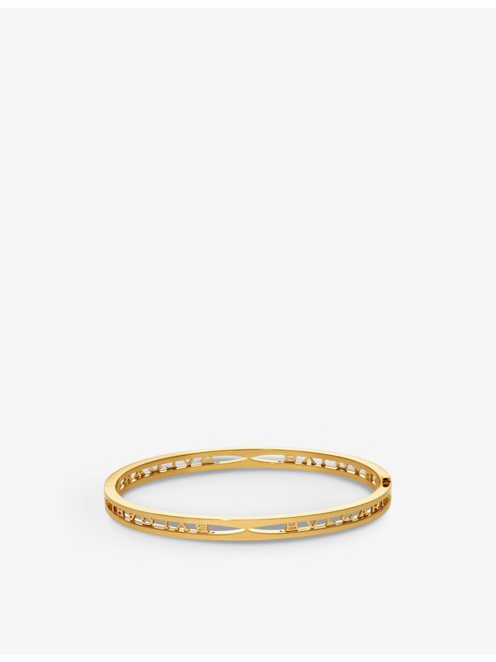 Bvlgari B.zero1 18ct yellow gold bangle bracelet 16cm (British brand)