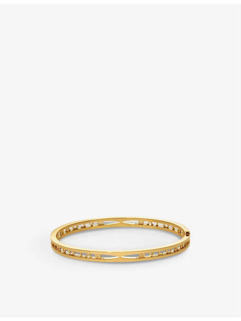 Bvlgari B.zero1 18ct yellow gold bangle bracelet 16cm (British brand)
