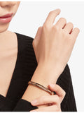 Bvlgari B.zero1 bangle bracelet 18ct rose gold ceramic, UK version