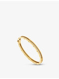 Bvlgari B.Zero1 bangle bracelet 18ct yellow gold 0.87ct diamond (British brand)