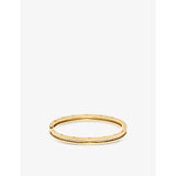 B.Zero1 18ct yellow-gold and 0.87ct diamond bangle bracelet - S/M