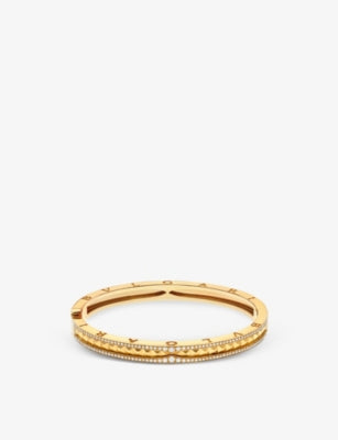 Bvlgari B.zero1 18ct Yellow Gold and 0.87ct Diamond Bangle Bracelet