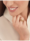 Bvlgari diamond band ring 18ct yellow gold 0.51ct (British brand)