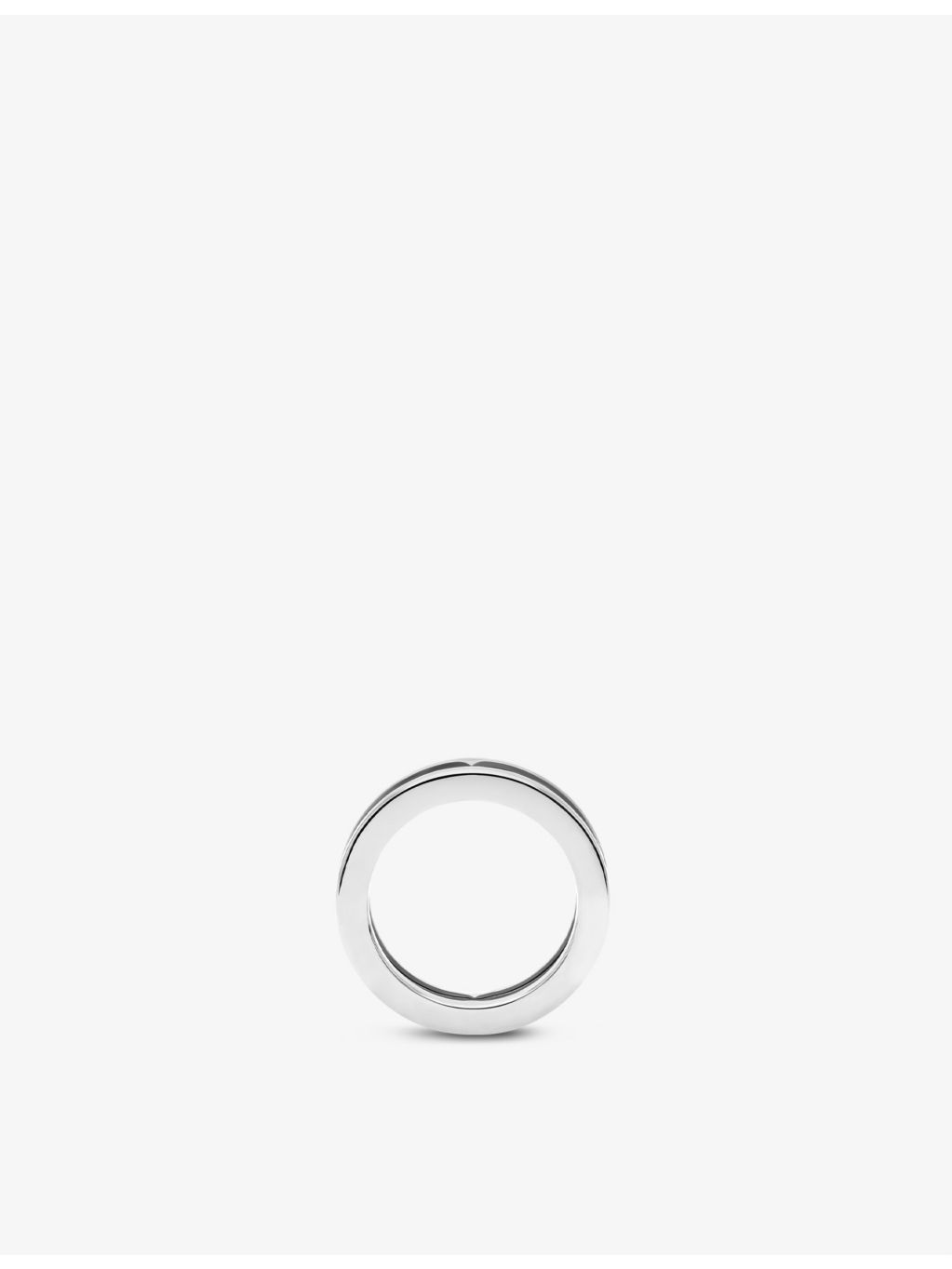 Bvlgari B.zero1 18ct white gold band ring, imported from the UK