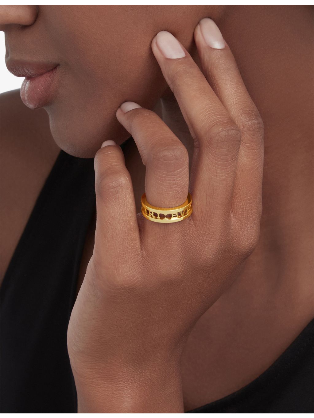 Bvlgari B.zero1 18ct yellow-gold band ring, UK version