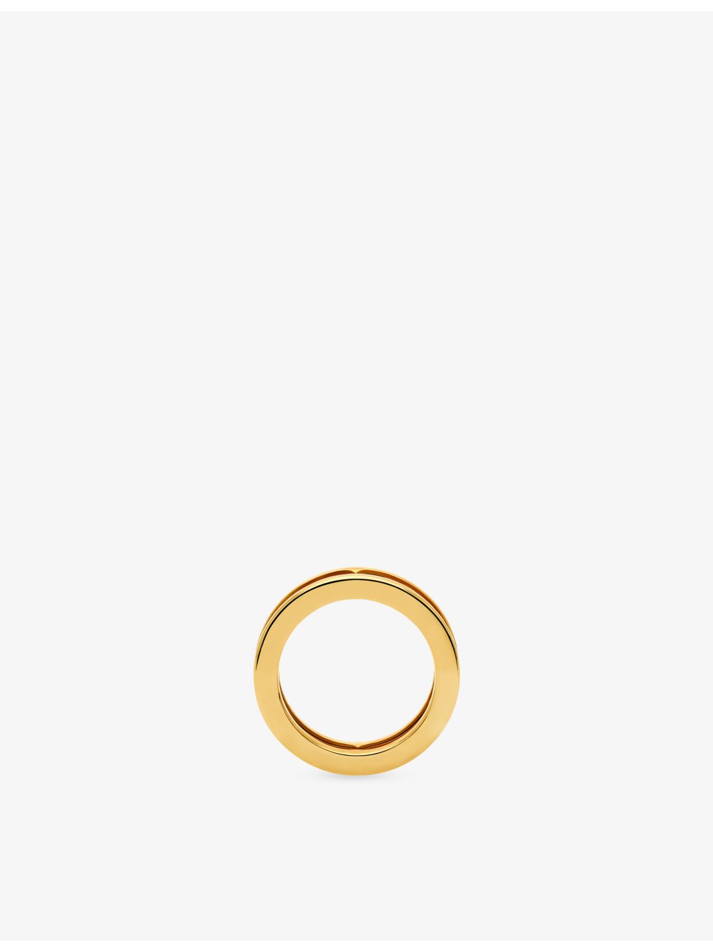 Bvlgari B.zero1 18ct yellow-gold band ring, UK version