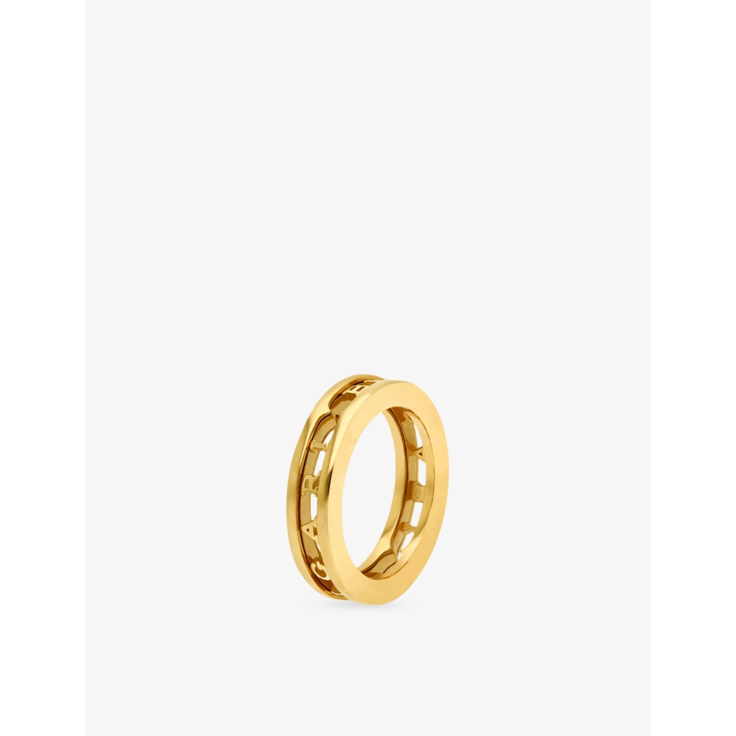 B.zero1 18ct yellow-gold band ring - 54mm