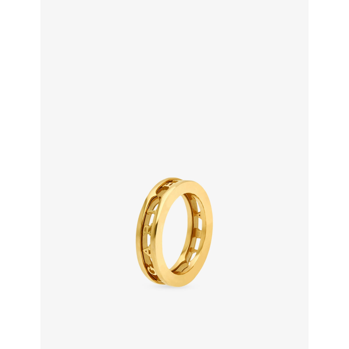 B.zero1 18ct yellow-gold band ring - 54mm