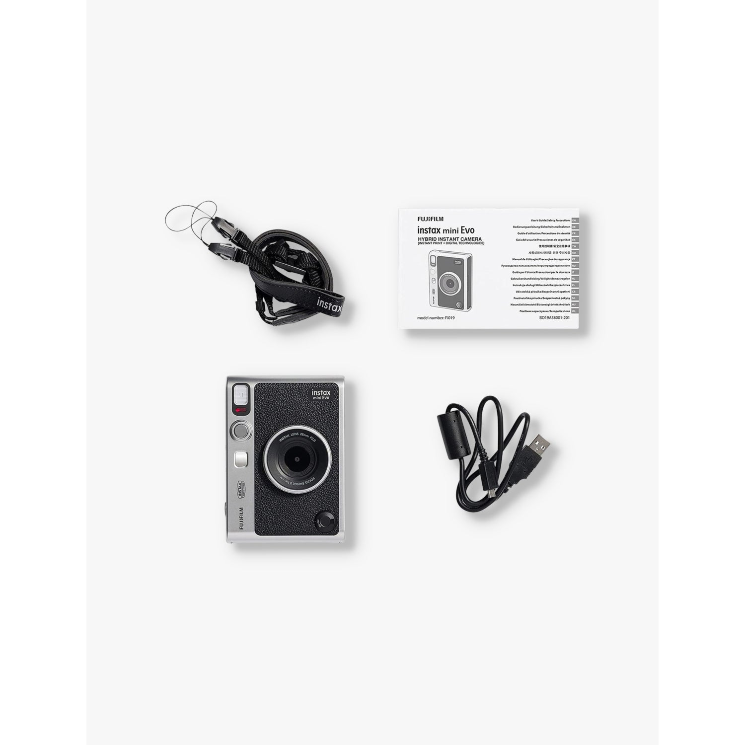 Instax Mini Evo instant camera, UK version