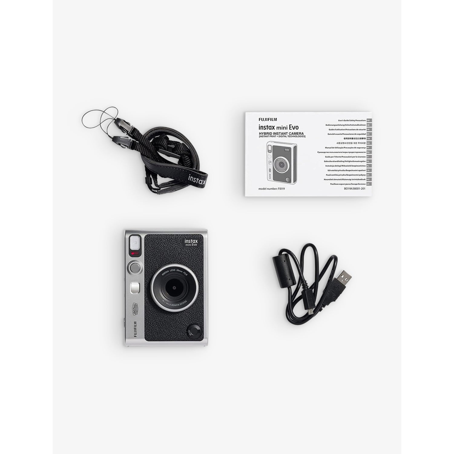 Instax Mini Evo instant camera, UK version