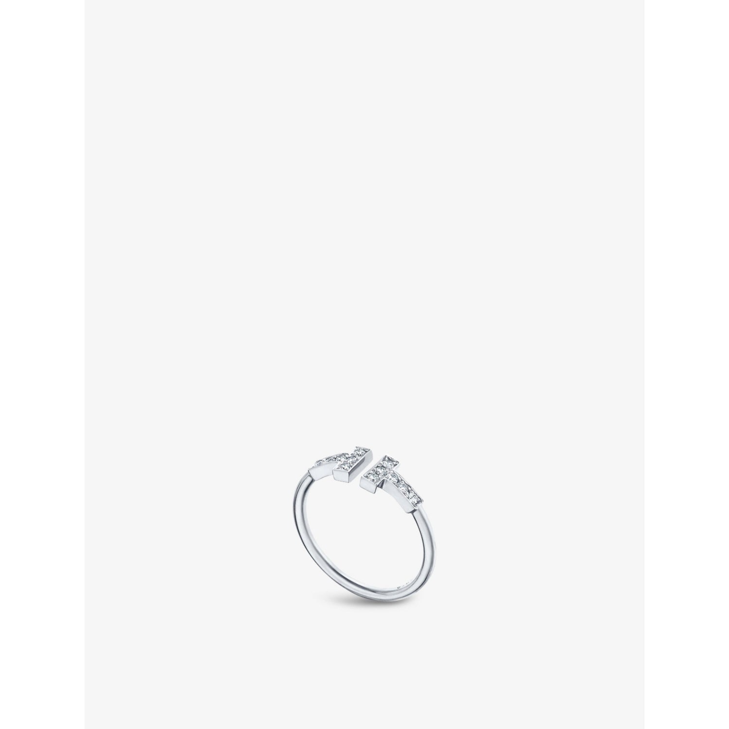 Tiffany T 18ct white-gold and 0.13ct diamond ring - 4