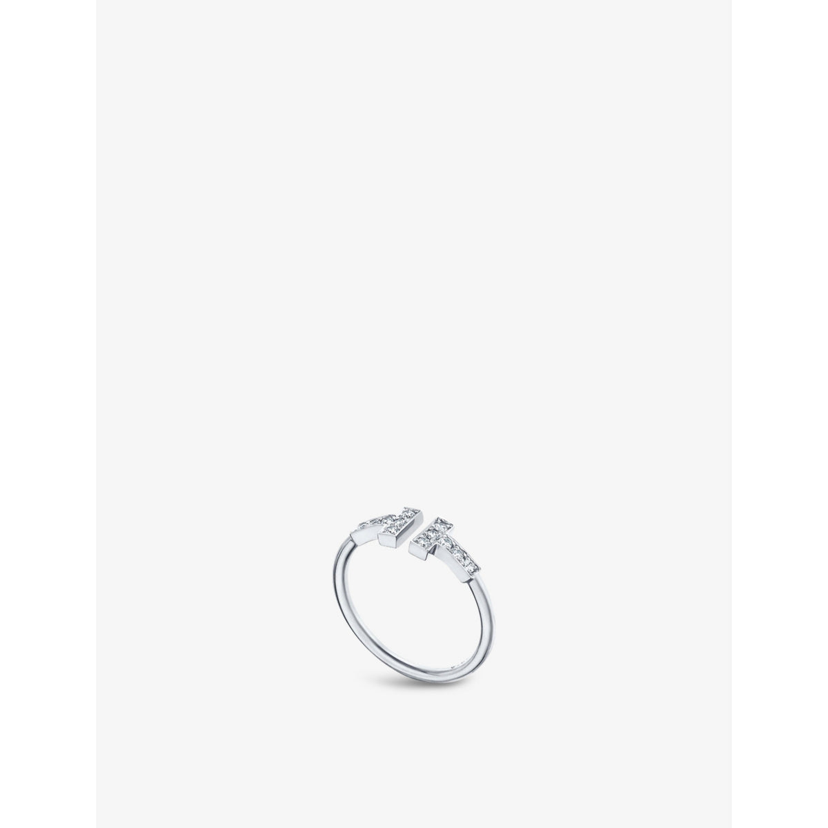 Tiffany T 18ct white-gold and 0.13ct diamond ring - 4