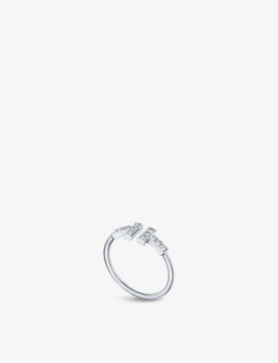 Tiffany & Co. T 18ct White Gold 0.13ct Diamond Ring