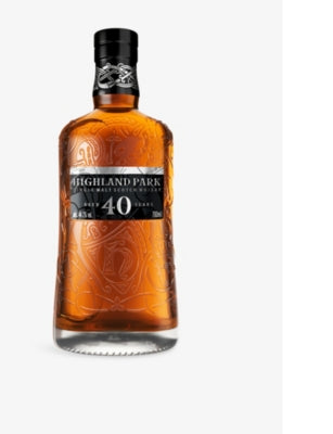 Highland Park 40-year-old single malt Scotch whisky 700ml (British brand)