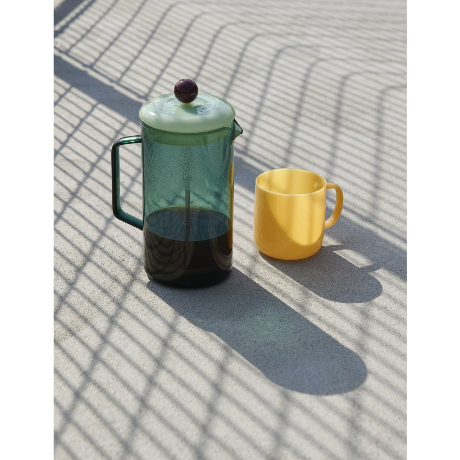 Hay French press tinted borosilicate 1L, imported from the UK