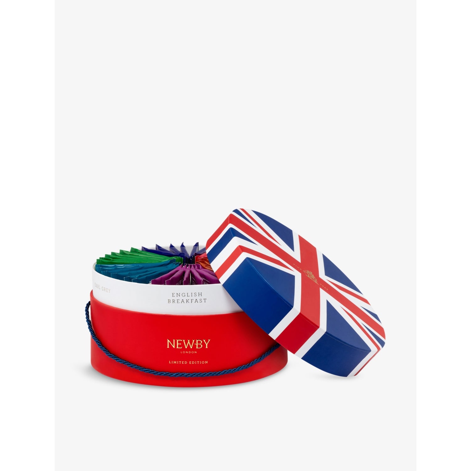 Newby Teas Crown Assortment Union Jack Edition tea selection 72g (British brand)