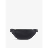 Bvlgari leather belt bag with embossed logo and adjustable strap (British brand)
