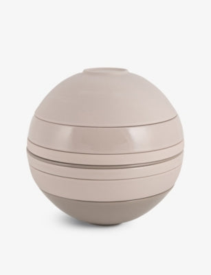 Villeroy & Boch La Boule stackable seven-piece porcelain set (British brand)