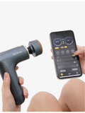 Smart mini Bian Stone massage gun with heat modes, British brand