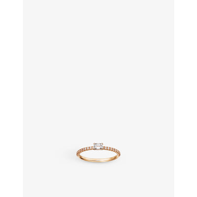 selfridges Cartier Étincelle de Cartier 18ct Rose Gold and 0.28ct Brilliant-Cut Diamond Ring- Buy online at McGrocer