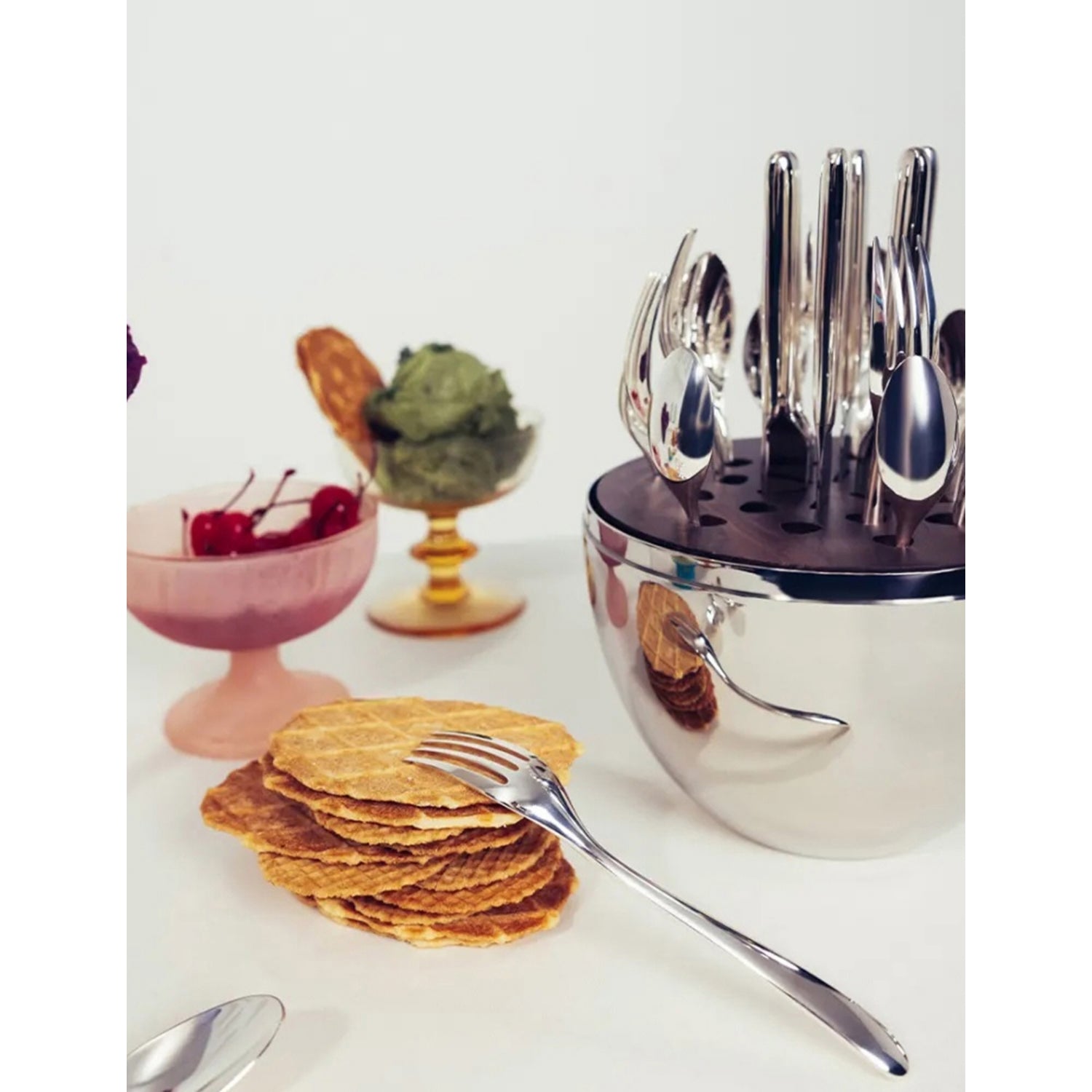 Christofle MOOD silver-plated cutlery set 24-piece, UK version