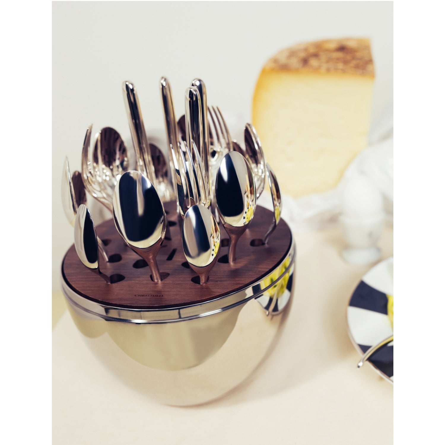 Christofle MOOD silver-plated cutlery set 24-piece, UK version